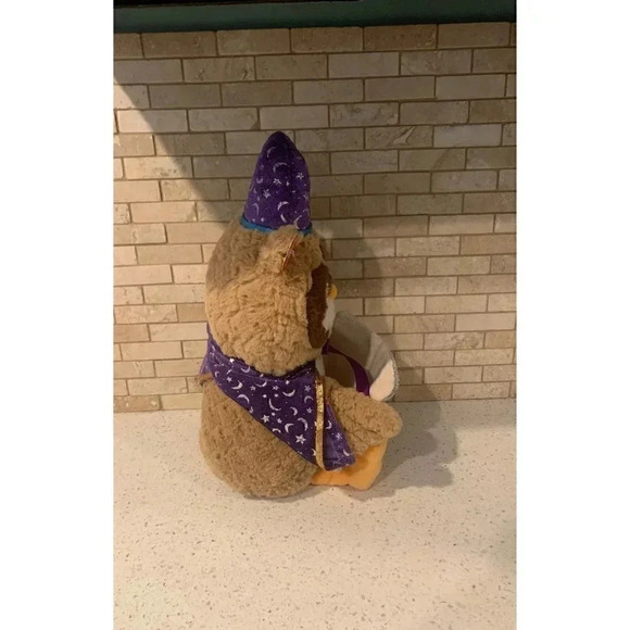 Cuddle Barn Octavius The Story Telling Owl Plush 13" Eyes Light/Mouth Moves -B21 - Picture 2 of 5